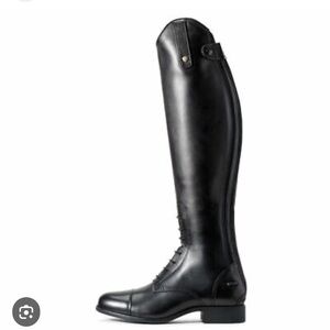 Ariat Heritage Tall English Riding Boots Black Leather great condition. 6.5 XS